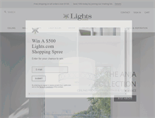 Tablet Screenshot of lights.com